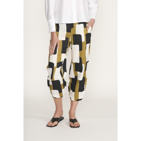 Foil Jubilant Bubble Art Box Print Pant - Multicoloured