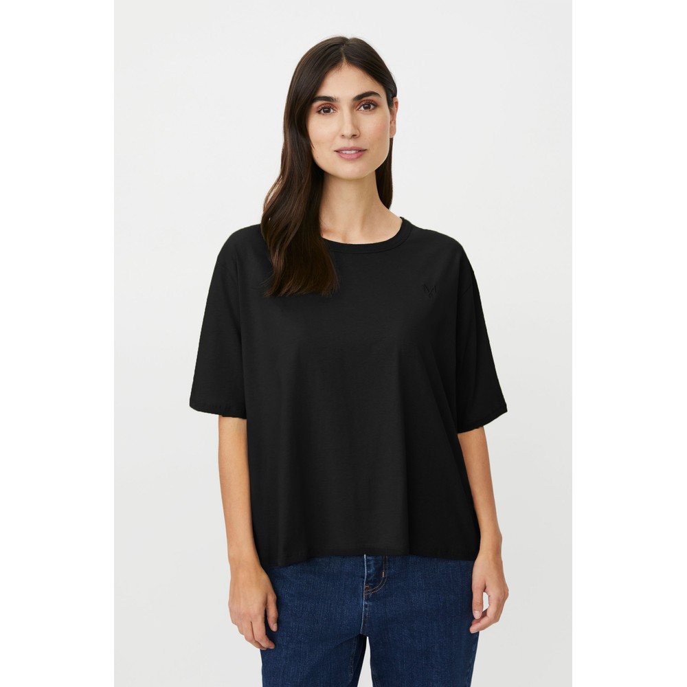 Masai Clothing MaDoreann Black Top Black 