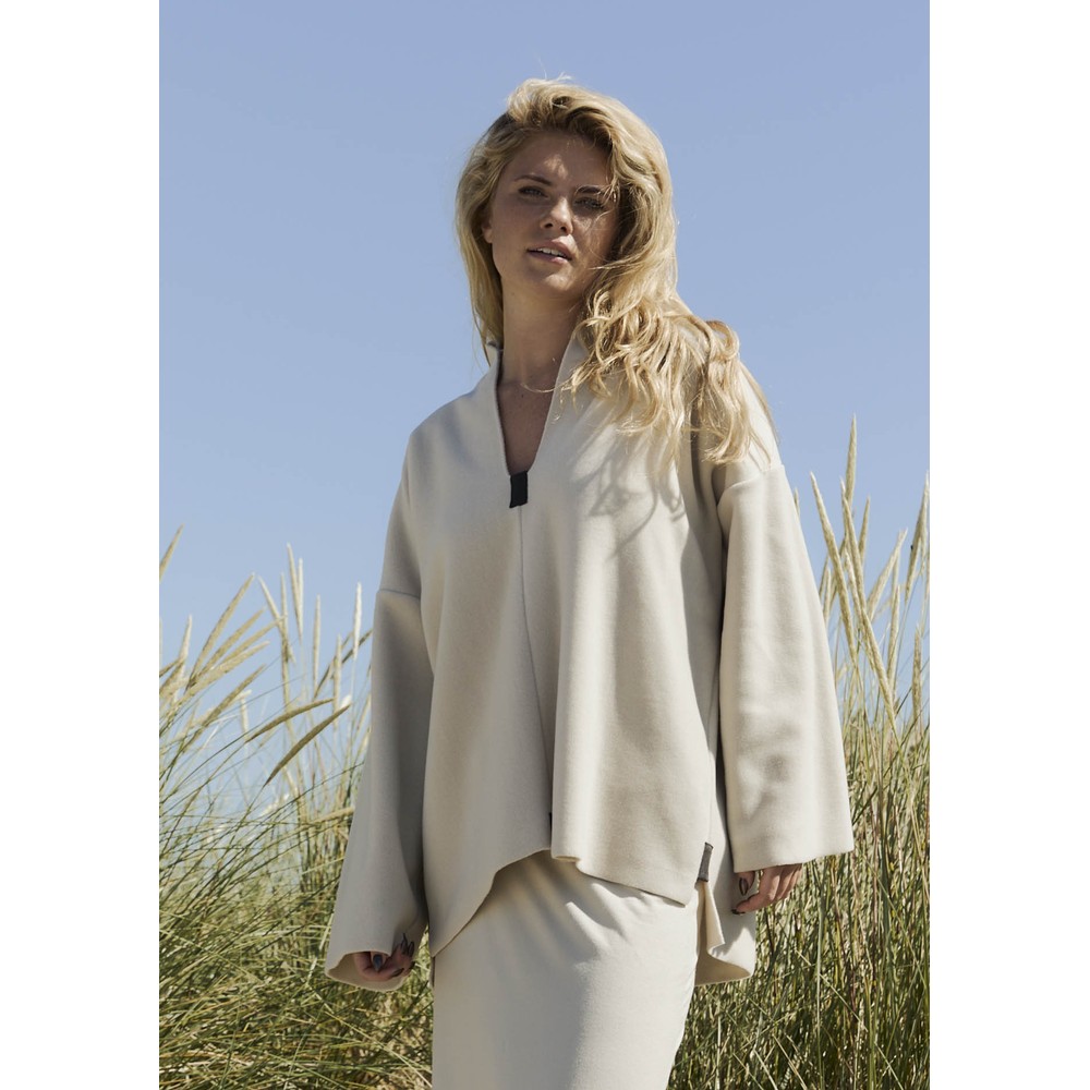 Henriette Steffensen Fleece Kit Pullover Vneck Shawl Collar Kit