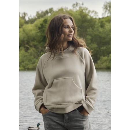 Henriette Steffensen Kit Fleece Hoodie Top - Beige