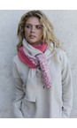 Henriette Steffensen Sunset / Kit / Pink Leo No Waste Triangle Sunset Pink Patch Fleece Scarf  