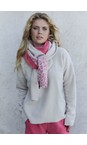 Henriette Steffensen Sunset / Kit / Pink Leo No Waste Triangle Sunset Pink Patch Fleece Scarf  
