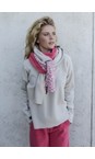 Henriette Steffensen Sunset / Kit / Pink Leo No Waste Triangle Sunset Pink Patch Fleece Scarf  