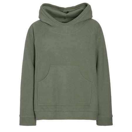 Henriette Steffensen Dusty Green Fleece Hoodie Top - Green