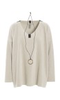 Henriette Steffensen Kit Kit Fleece V-Neck Blouse  