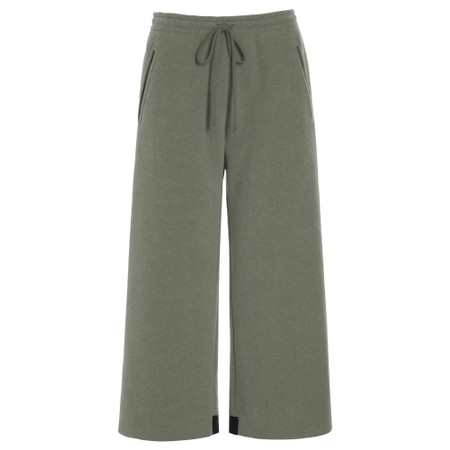 Henriette Steffensen Fleece Crop Dusty Green Trouser - Green