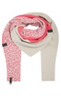 Henriette Steffensen Sunset / Kit / Pink Leo No Waste Triangle Sunset Pink Patch Fleece Scarf  
