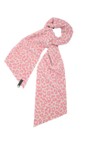 Henriette Steffensen Pink Leopard Thin Pink Leopard Fleece Scarf  