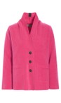Henriette Steffensen Sunset Pink Short Recycled Sunset Pink Fleece Cardigan  