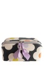 Caroline Gardner Multi Multi Flower Charcoal Diagonal Cosmetic Bag  