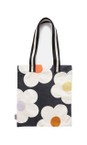 Caroline Gardner Multi Multi Flower Charcoal Book Bag  