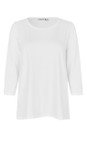 Masai Clothing White  MaCecille Solid Jersey Top  