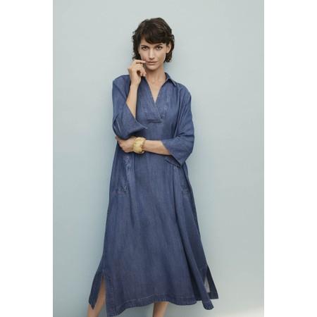 Masai Clothing MaNikeeta Denim Dress - Blue