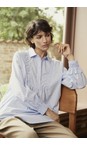 Masai Clothing Placid Blue MaGetisha Poplin Stripe Shirt  