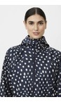 Masai Clothing Navy Blazer MaTrina Print Raincoat  