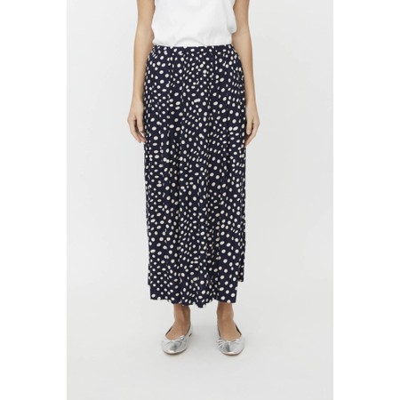 Masai Clothing MaSiffan Navy Blazer Print Skirt - Blue