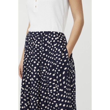 Masai Clothing MaSiffan Navy Blazer Print Skirt - Blue