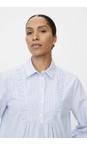 Masai Clothing Placid Blue MaGetisha Poplin Stripe Shirt  