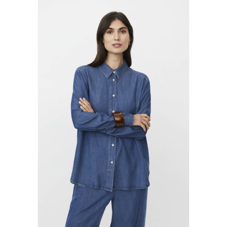 Masai Clothing MaIshana Soft Blue Denim Shirt - Blue