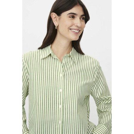 Masai Clothing MaIryelle Mint Green Stripe Shirt - Green