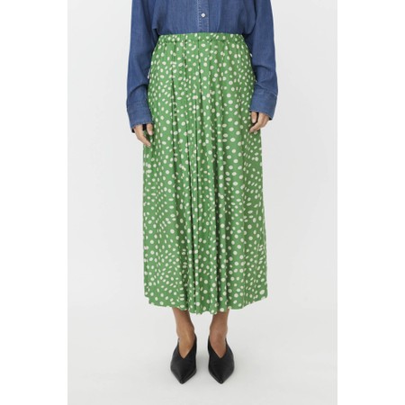 Masai Clothing MaSiffan Mint Green Print Skirt - Green
