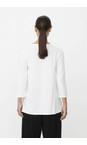 Masai Clothing White  MaCecille Solid Jersey Top  
