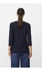 Masai Clothing Navy MaCecille Solid Jersey Top  