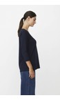 Masai Clothing Navy MaCecille Solid Jersey Top  