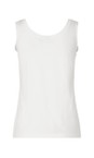 Masai Clothing White  MaEls White Basic Jersey Vest Top  