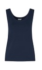 Masai Clothing Navy MaEls Navy Basic Jersey Vest Top  