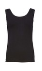 Masai Clothing Black  MaEls  Black Basic Jersey Vest Top  