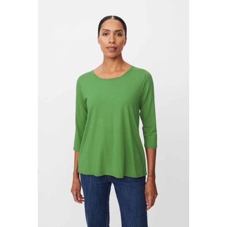 Masai Clothing MaCecille Mint Green Solid Jersey Top - Green