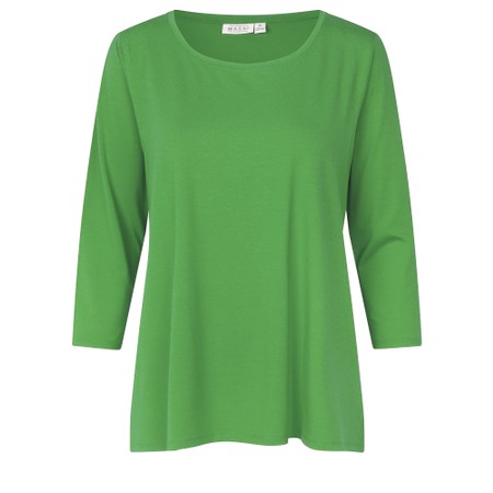 Masai Clothing MaCecille Mint Green Solid Jersey Top - Green