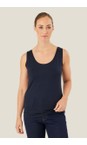 Masai Clothing Navy MaEls Navy Basic Jersey Vest Top  