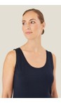 Masai Clothing Navy MaEls Navy Basic Jersey Vest Top  
