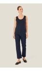 Masai Clothing Navy MaEls Navy Basic Jersey Vest Top  