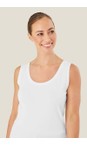 Masai Clothing White  MaEls White Basic Jersey Vest Top  