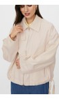 Masai Clothing Oyster White MaTrixion Oyster White Denim Jacket  