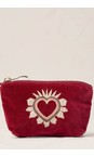Elizabeth Scarlett Enchanted Heart Rouge Enchanted Heart Rouge Velvet Coin Purse  
