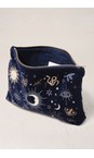 Elizabeth Scarlett Boho Mysticism Navy Boho Mysticism Navy Everyday Velvet Pouch  