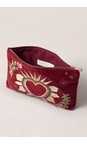 Elizabeth Scarlett Enchanted Heart Rouge Enchanted Heart Everyday Velvet Pouch  