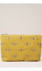 Elizabeth Scarlett Honey Bee Mustard Honey Bee Everyday Velvet Pouch  