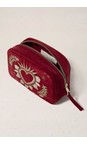 Elizabeth Scarlett Enchanted Heart Rouge Enchanted Heart Velvet Makeup Bag  