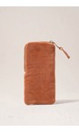 Elizabeth Scarlett Sun Goddess Rust Sun Goddess Velvet Glasses Case  