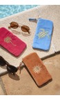 Elizabeth Scarlett Sun Goddess Rust Sun Goddess Velvet Glasses Case  
