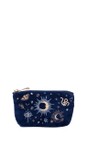 Elizabeth Scarlett Boho Mysticism Navy Boho Mysticism Navy Velvet Coin Purse  