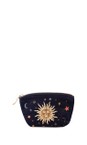 Elizabeth Scarlett Celestial Navy Celestial Navy Velvet Coin Purse  