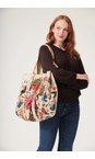 One Hundred Stars Primula Stone Large Velvet Primula Stone Tote Bag  