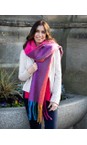 Gemini Label Accessories Multi Bright Multi Bright Stripe Scarf  
