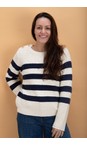 Masai Clothing Whitecap MaFrellis Striped Knit Jumper  